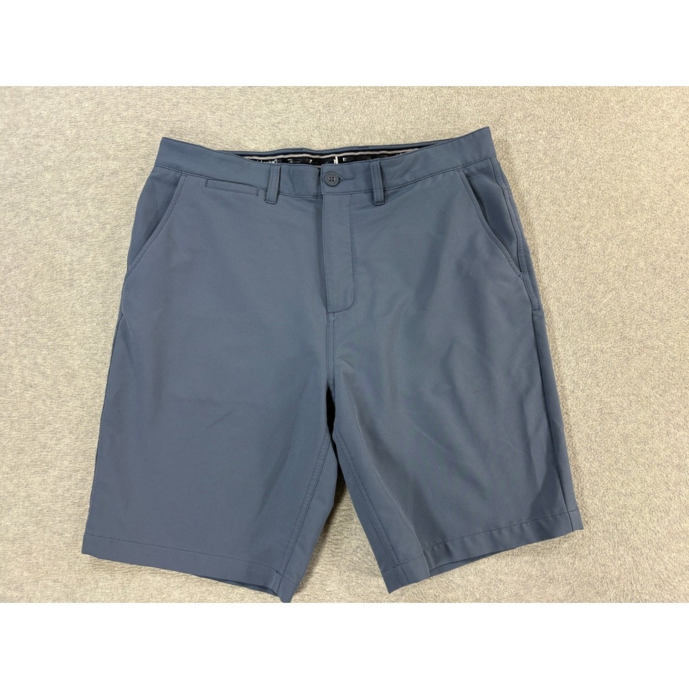 Johnnie-O Performance Golf Shorts (Men's 33) Blue - 9"